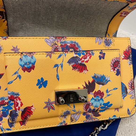 Rebecca Minkoff Leather Floral Crossbody/Shoulder Bag - Picture 7 of 11
